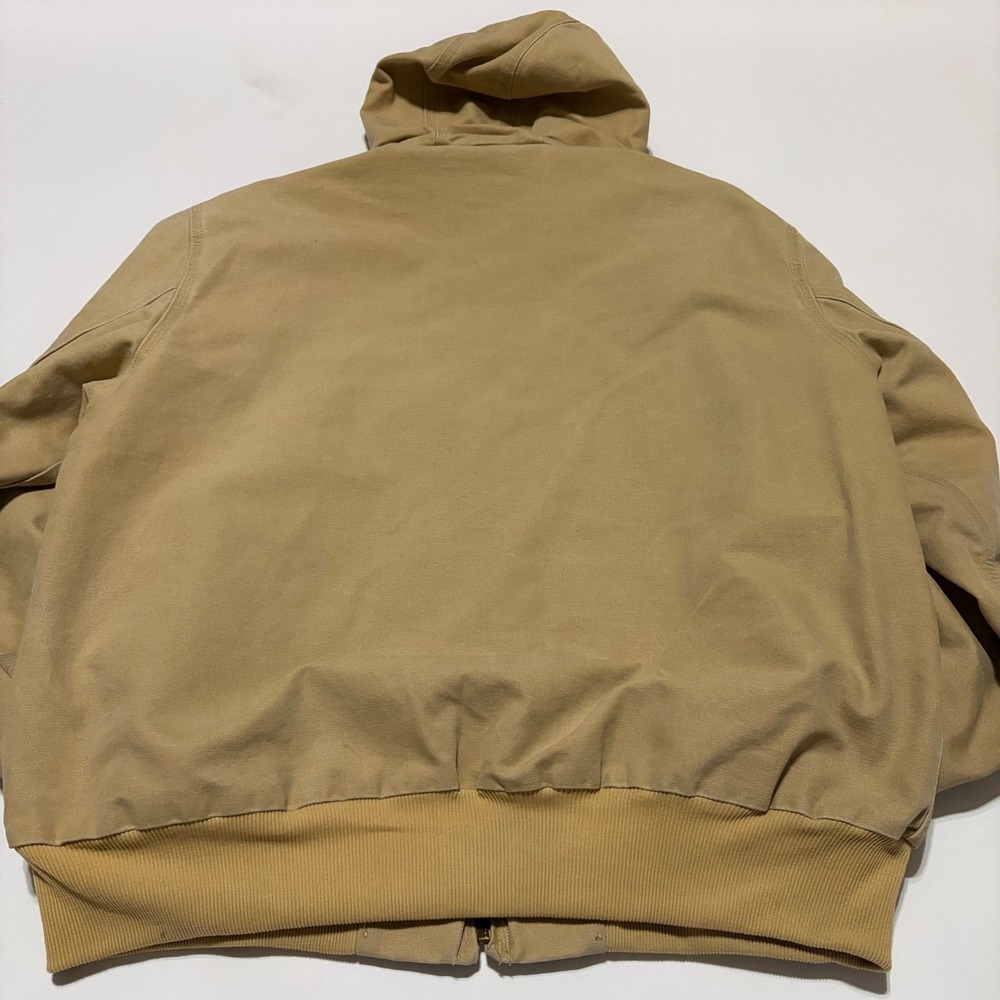 Carhartt J156 WET Thermal Lined Active Jacket Wheat Tan Mens XL Regular Zip Hood - Picture 5 of 6